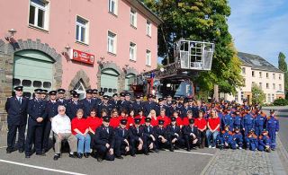 Alle Abteilungen der FF Lugau