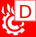 Piktogramm Brandklasse D Piktogramm Brandklasse D