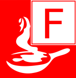 Piktogramm Brandklasse F Piktogramm Brandklasse F