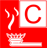 Piktogramm Brandklasse C