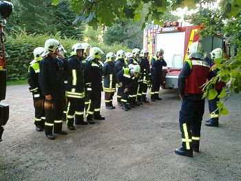 Eine Übung im Steegenwald forderte 2009 Wissen und Können der Lugauer Kameraden