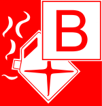 Piktogramm Brandklasse B Piktogramm Brandklasse B