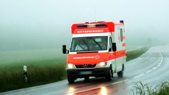 Rettungswagen bei der Fahrt