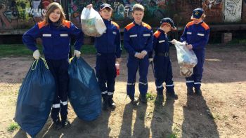 Müll aus dem Bereich rund um den Güterschuppen | Foto: FF Lugau/Schimmel