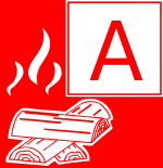 Piktogramm Brandklasse A Piktogramm Brandklasse A